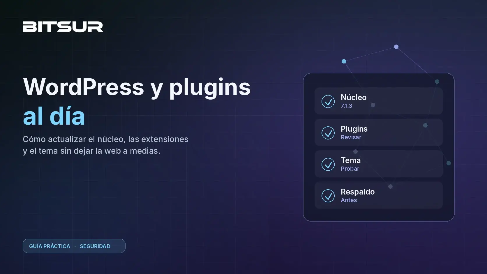WordPress y plugins al día: cómo actualizar sin dejar la web a medias